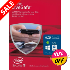 McAfee Livesafe Ultimate Protection (Unlimited Devices) 1 Year